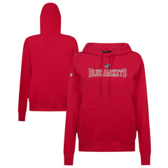 Columbus Blue Jackets Levelwear Women's Adorn Journey Pullover Hoodie Red
