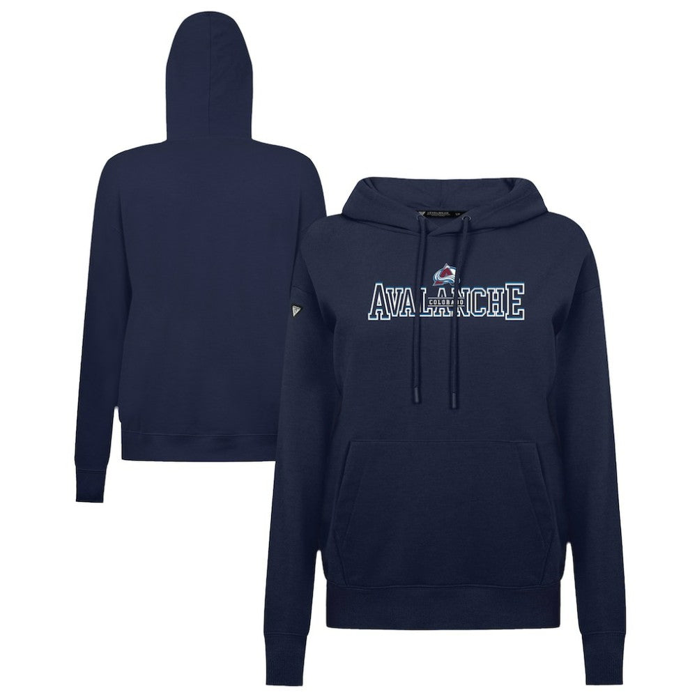 Colorado Avalanche Levelwear Women's Adorn Journey Pullover Hoodie Navy
