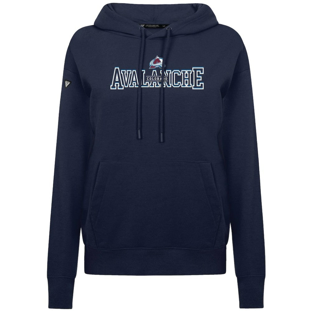 Colorado Avalanche Levelwear Women's Adorn Journey Pullover Hoodie Navy