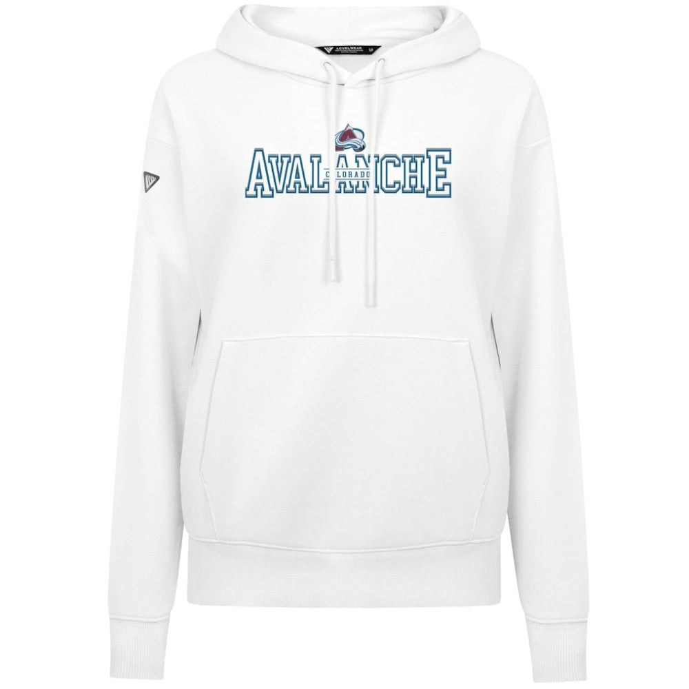 Colorado Avalanche Levelwear Women's Adorn Journey Pullover Hoodie White