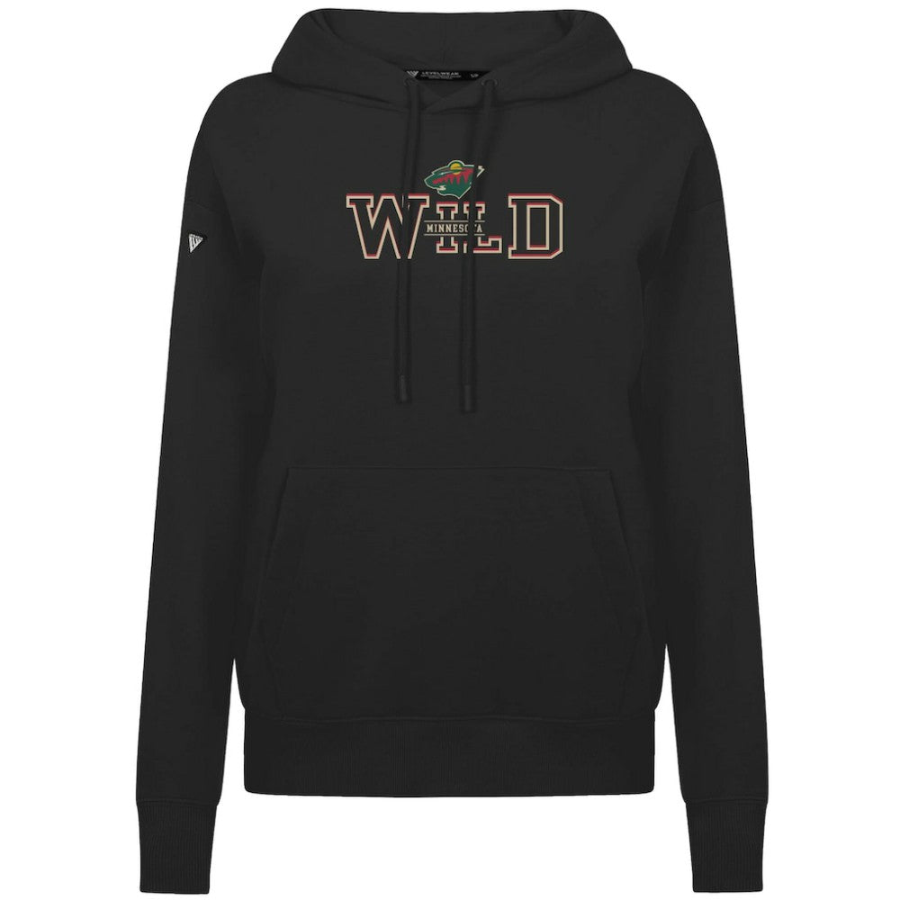 Minnesota Wild Levelwear Women's Adorn Journey Pullover Hoodie Black