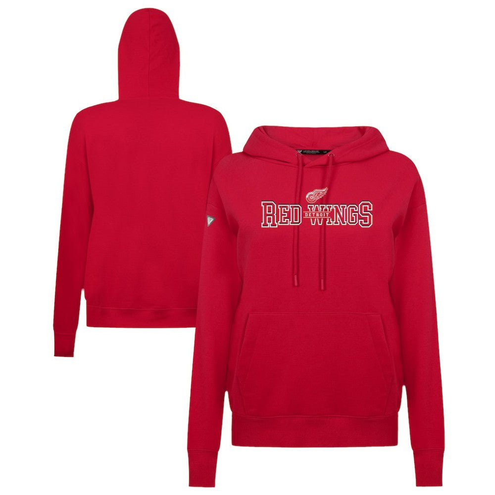 Detroit Red Wings Levelwear Women's Adorn Journey Pullover Hoodie Red