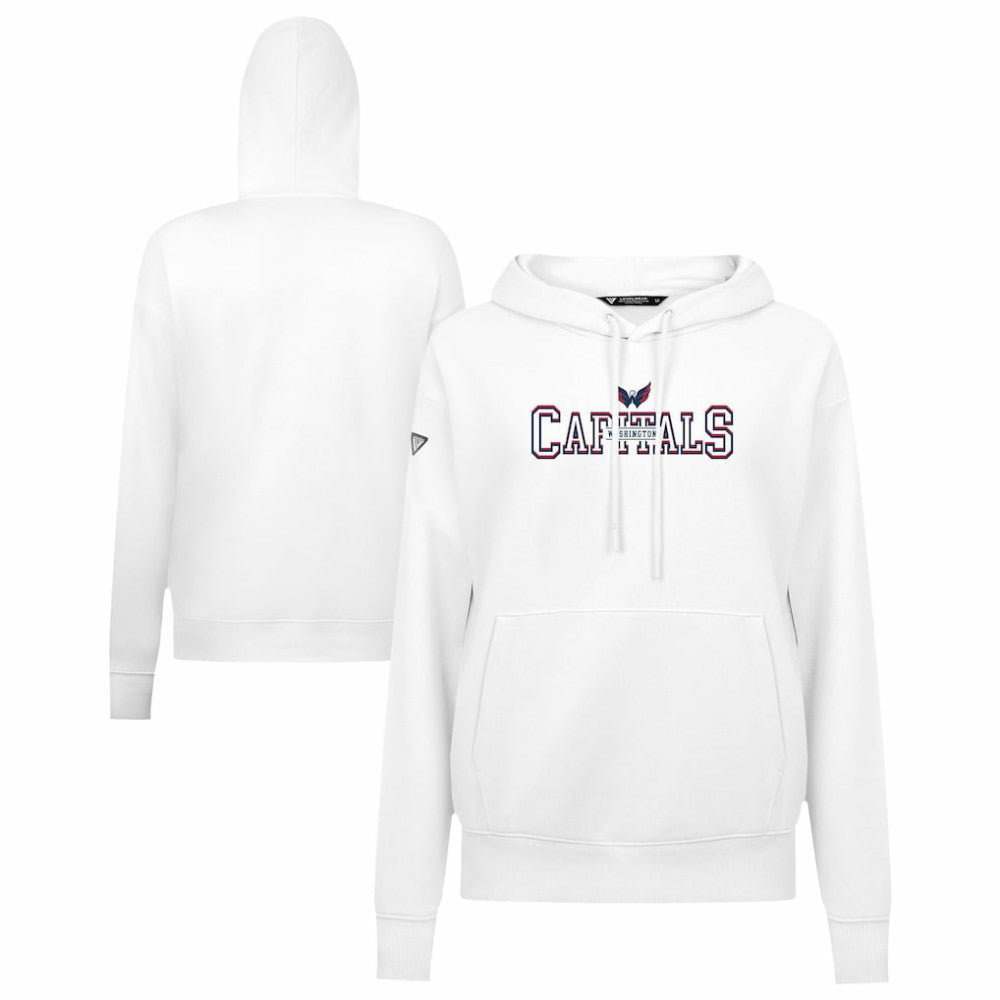 Washington Capitals Levelwear Women's Adorn Journey Pullover Hoodie White