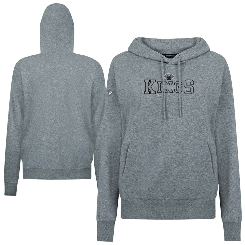 Los Angeles Kings Levelwear Women's Adorn Journey Pullover Hoodie Gray
