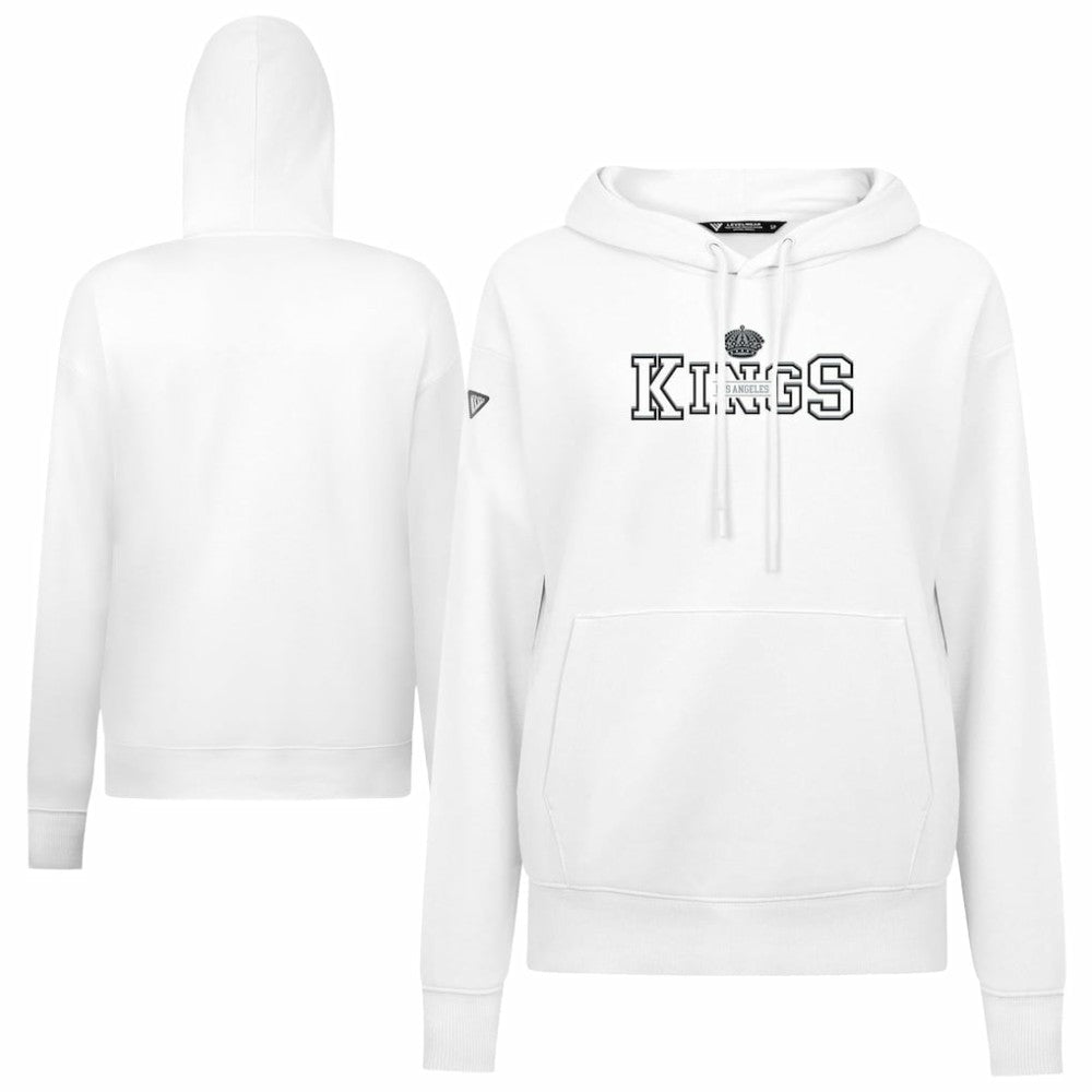 Los Angeles Kings Levelwear Women's Adorn Journey Pullover Hoodie White