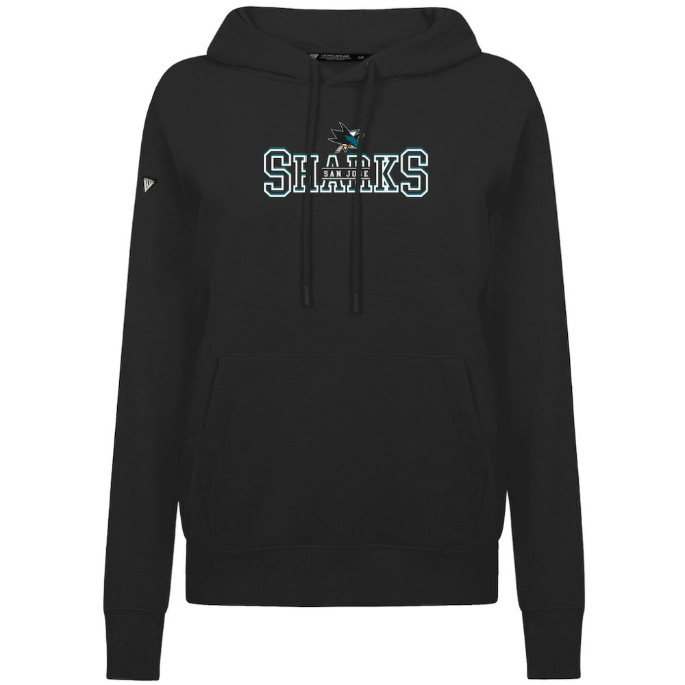 San Jose Sharks Levelwear Women's Adorn Journey Pullover Hoodie Black