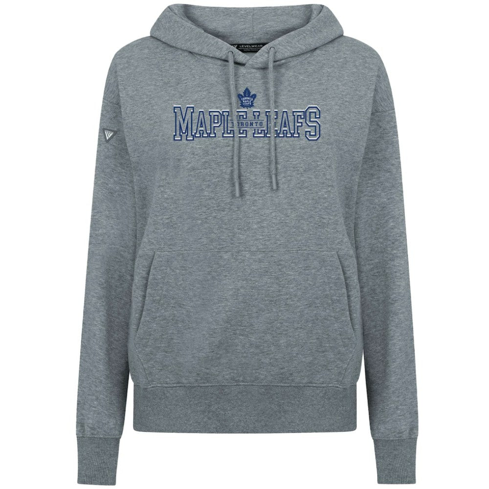Toronto Maple Leafs Levelwear Women's Adorn Journey Pullover Hoodie Gray