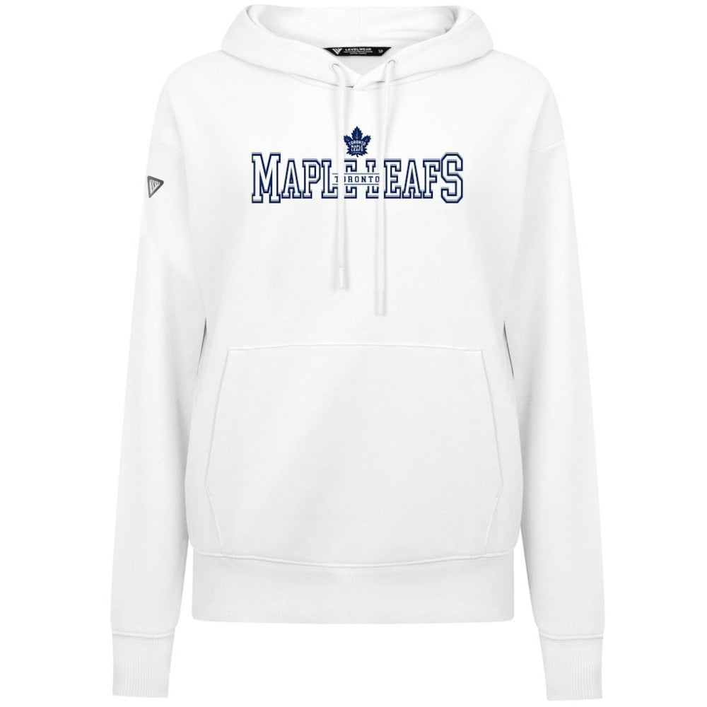 Toronto Maple Leafs Levelwear Women's Adorn Journey Pullover Hoodie White