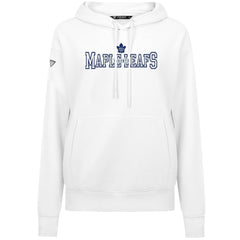 Toronto Maple Leafs Levelwear Women's Adorn Journey Pullover Hoodie White