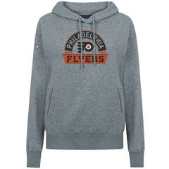 Philadelphia Flyers Levelwear Women's Adorn Banner Arch Pullover Hoodie Gray