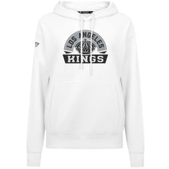 Los Angeles Kings Levelwear Women's Adorn Banner Arch Pullover Hoodie White