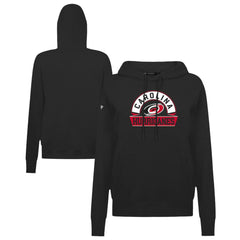 Carolina Hurricanes Levelwear Women's Adorn Banner Arch Pullover Hoodie Black