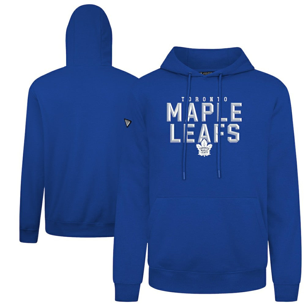 Toronto Maple Leafs Levelwear Podium Carve Pullover Hoodie Royal