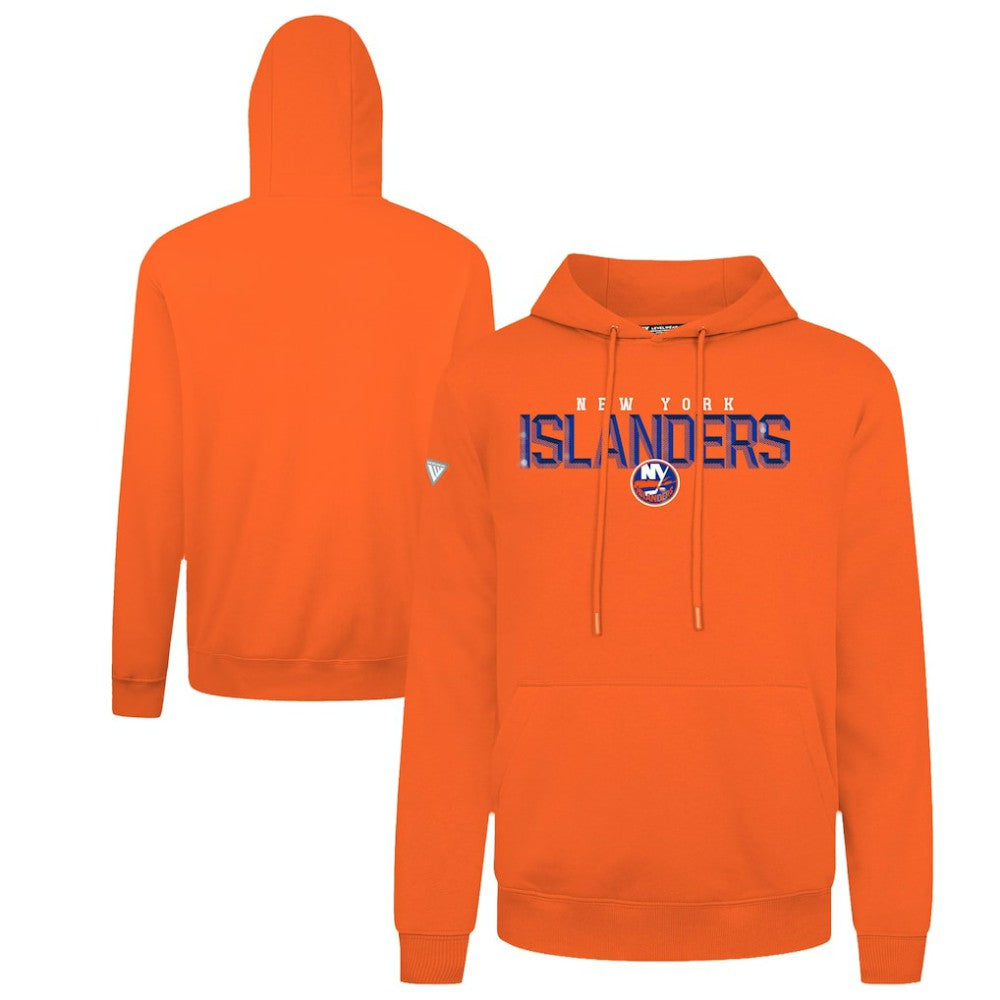New York Islanders Levelwear Podium Carve Pullover Hoodie Orange