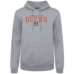 Anaheim Ducks Levelwear Podium Carve Pullover Hoodie Gray