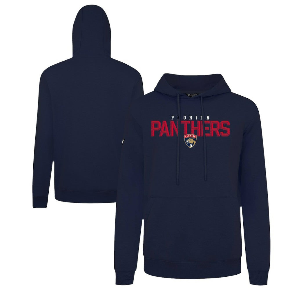 Florida Panthers Levelwear Podium Carve Pullover Hoodie Navy