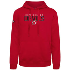 New Jersey Devils Levelwear Podium Carve Pullover Hoodie Red