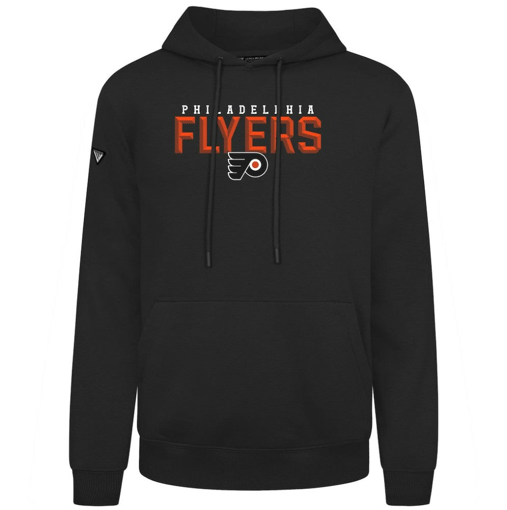 Philadelphia Flyers Levelwear Podium Carve Pullover Hoodie Black