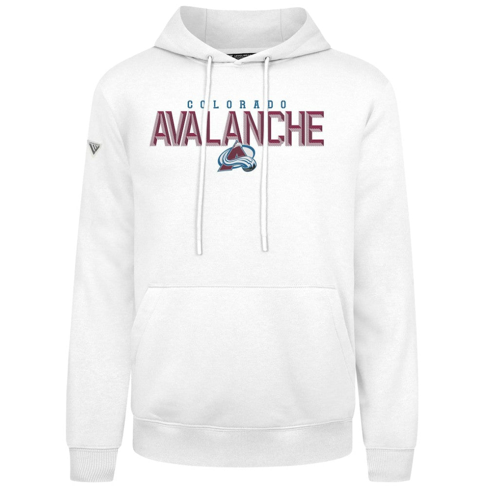 Colorado Avalanche Levelwear Podium Carve Pullover Hoodie White