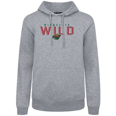 Minnesota Wild Levelwear Podium Carve Pullover Hoodie Gray