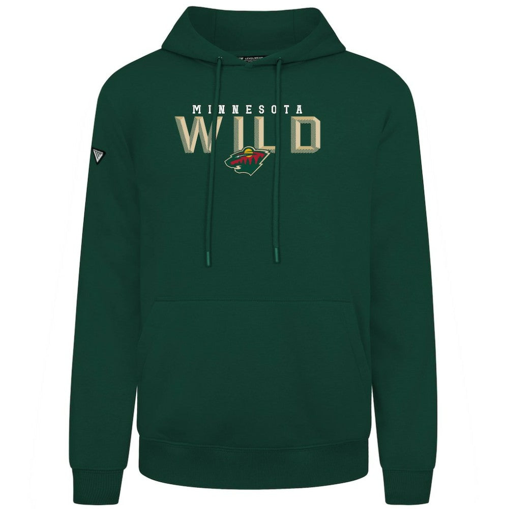 Minnesota Wild Levelwear Podium Carve Pullover Hoodie Green