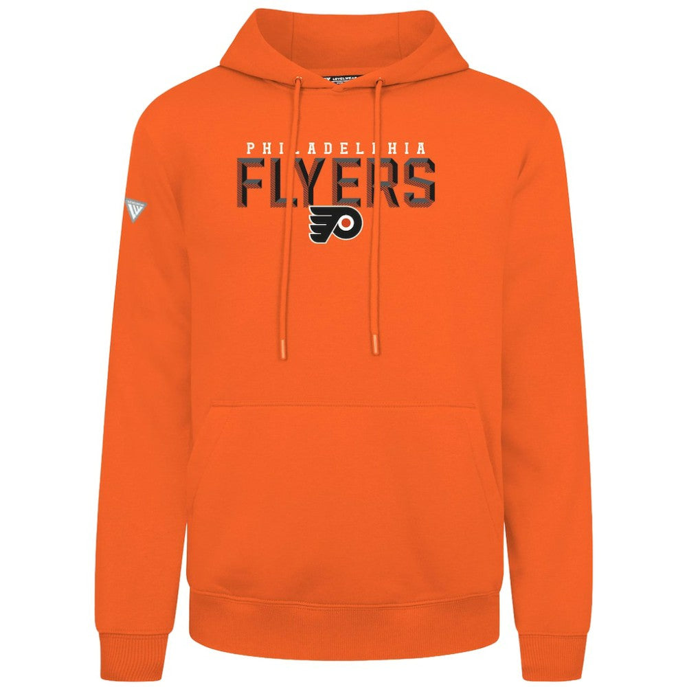 Philadelphia Flyers Levelwear Podium Carve Pullover Hoodie Orange