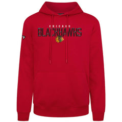 Chicago Blackhawks Levelwear Podium Carve Pullover Hoodie Red