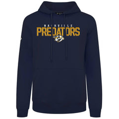 Nashville Predators Levelwear Podium Carve Pullover Hoodie Navy