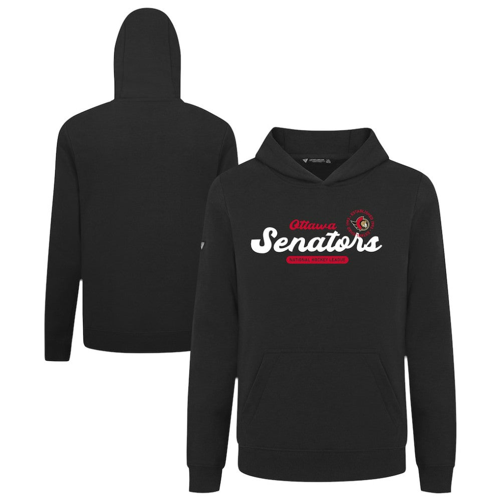 Ottawa Senators Levelwear Youth Podium Monument Pullover Hoodie Black