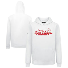 Detroit Red Wings Levelwear Youth Podium Monument Pullover Hoodie White