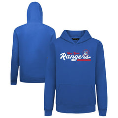 New York Rangers Levelwear Youth Podium Monument Pullover Hoodie Royal