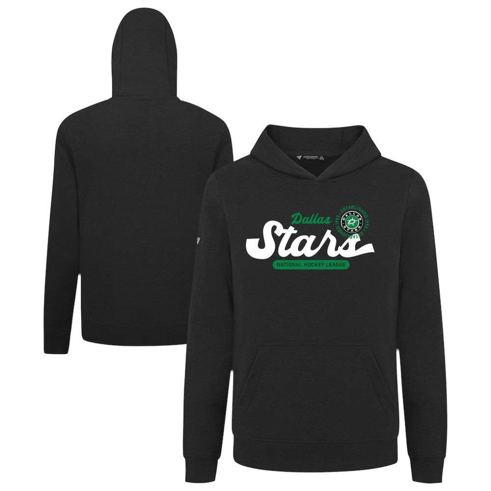 Dallas Stars Levelwear Youth Podium Monument Pullover Hoodie Black