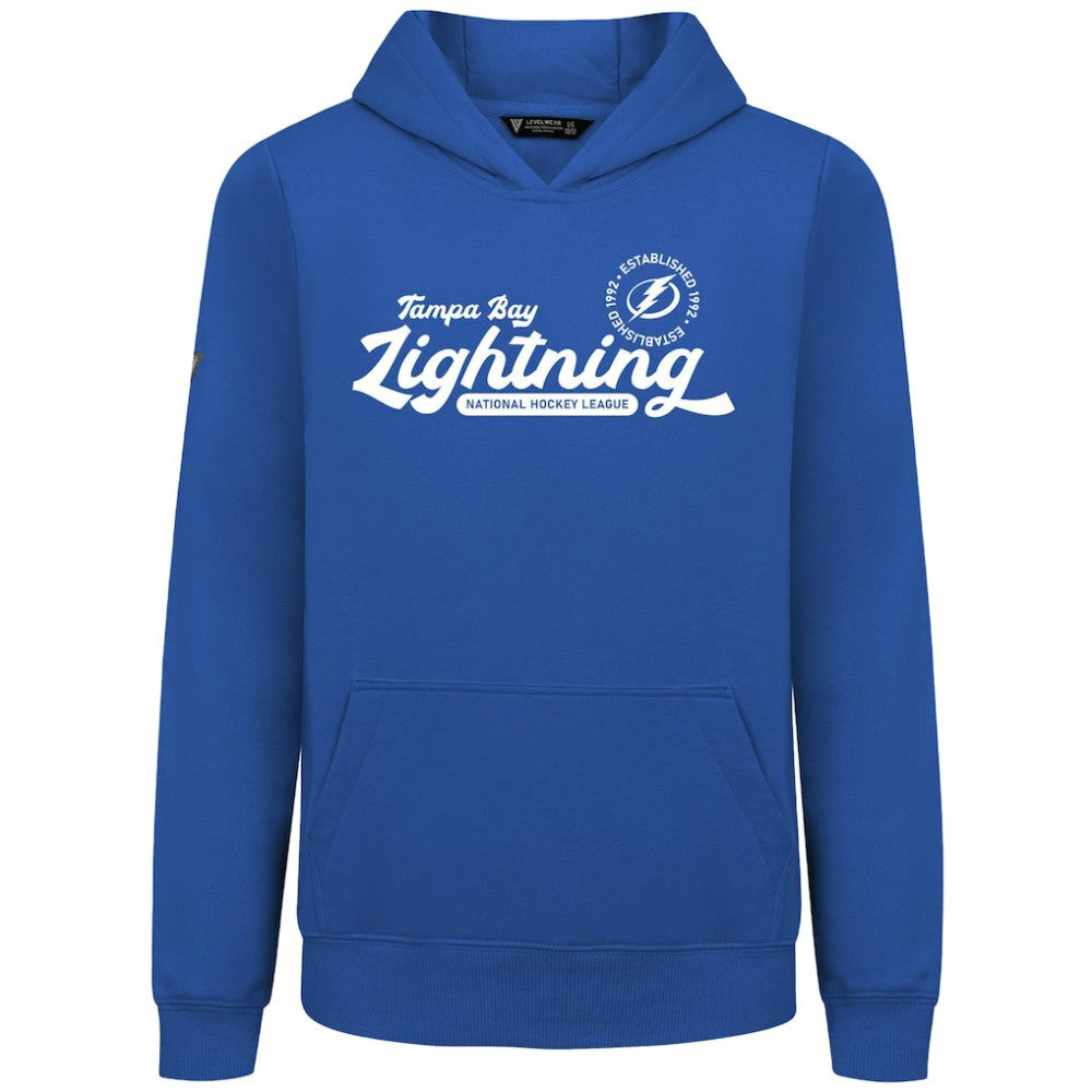 Tampa Bay Lightning Levelwear Youth Podium Monument Pullover Hoodie Royal
