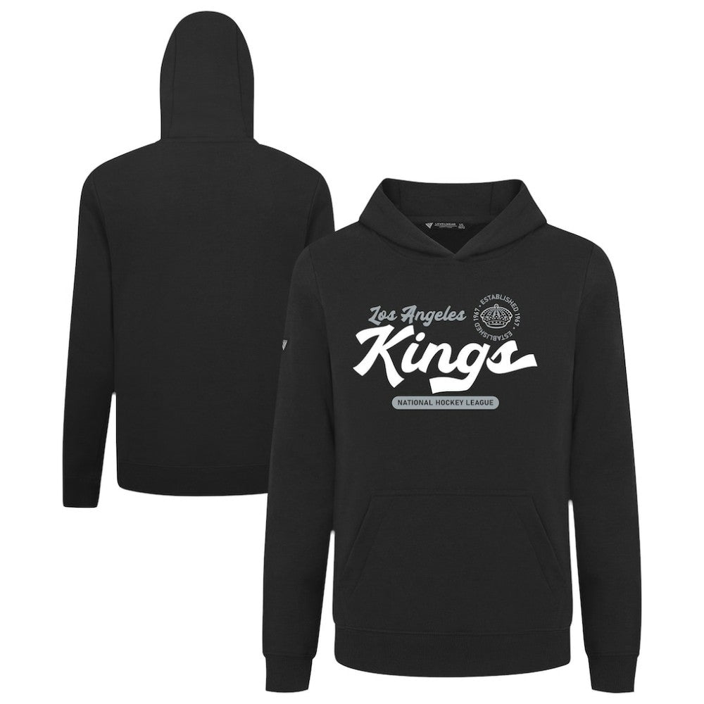 Los Angeles Kings Levelwear Youth Podium Monument Pullover Hoodie Black