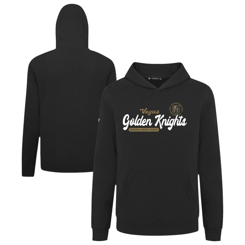 Vegas Golden Knights Levelwear Youth Podium Monument Pullover Hoodie Black