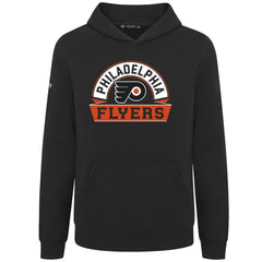 Philadelphia Flyers Levelwear Youth Podium Banner Arch Pullover Hoodie Black