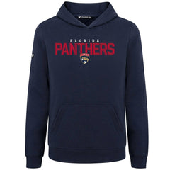 Florida Panthers Levelwear Youth Podium Carve Pullover Hoodie Navy