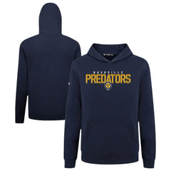 Nashville Predators Levelwear Youth Podium Carve Pullover Hoodie Navy