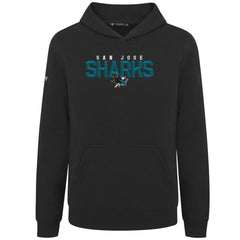 San Jose Sharks Levelwear Youth Podium Carve Pullover Hoodie Black