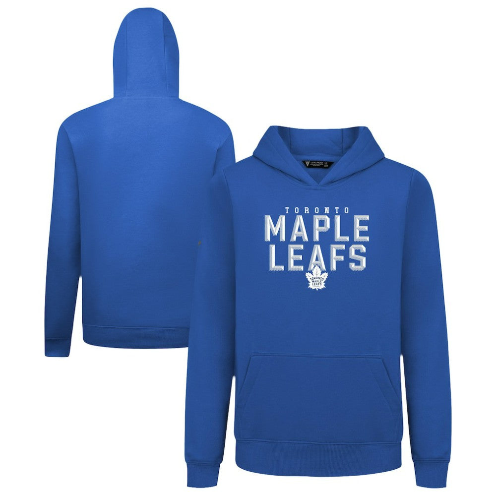 Toronto Maple Leafs Levelwear Youth Podium Carve Pullover Hoodie Royal