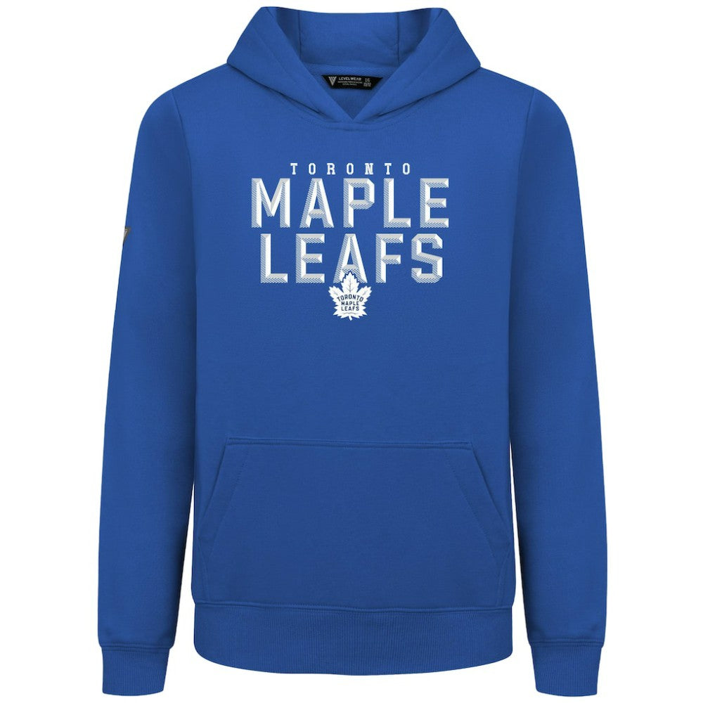 Toronto Maple Leafs Levelwear Youth Podium Carve Pullover Hoodie Royal
