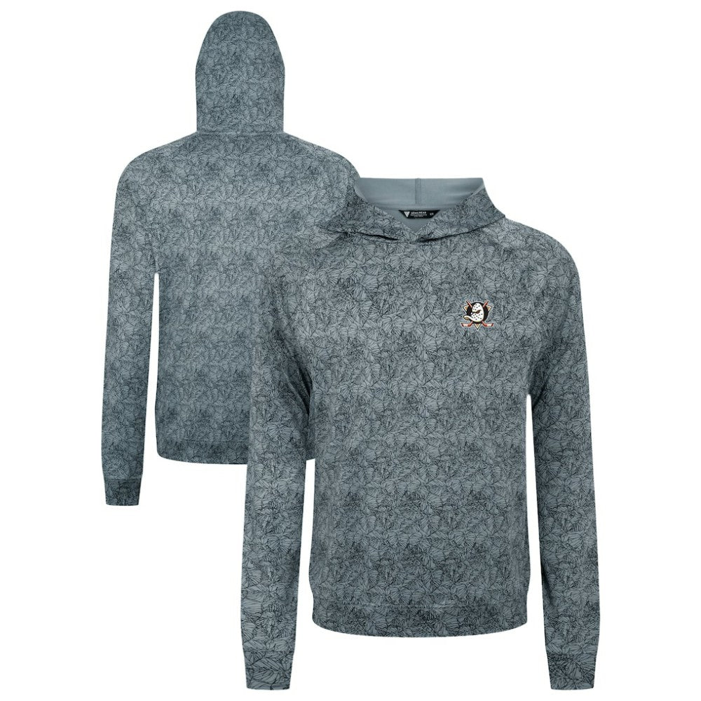 Anaheim Ducks Levelwear Albatross Raglan Pullover Hoodie Gray
