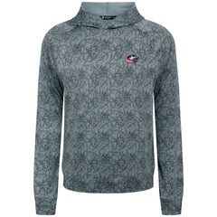 Columbus Blue Jackets Levelwear Albatross Raglan Pullover Hoodie Gray