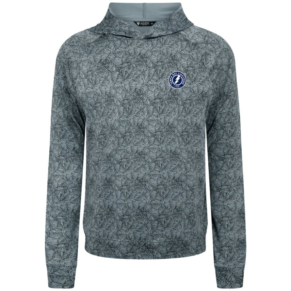 Tampa Bay Lightning Levelwear Albatross Raglan Pullover Hoodie Gray