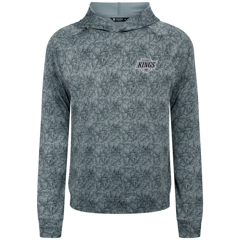 Los Angeles Kings Levelwear Albatross Raglan Pullover Hoodie Gray