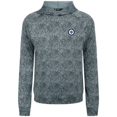 Winnipeg Jets Levelwear Albatross Raglan Pullover Hoodie Gray