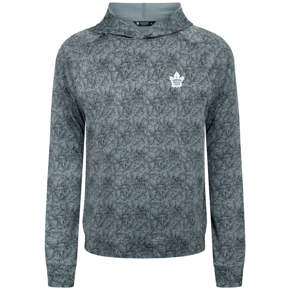 Toronto Maple Leafs Levelwear Albatross Raglan Pullover Hoodie Gray