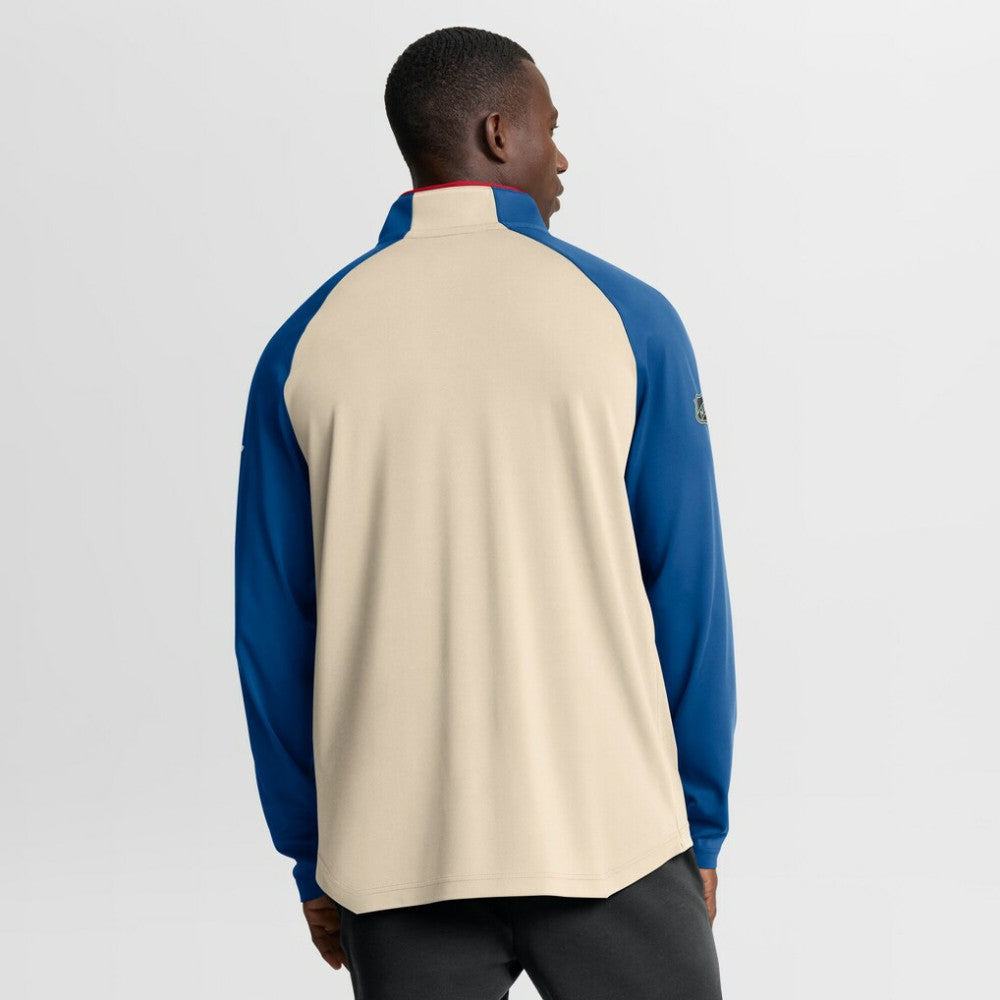 New York Rangers Fanatics 2026 NHL Winter Classic Authentic Pro Quarter-Zip Natural