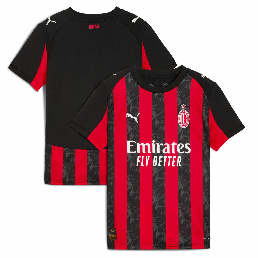 AC Milan Youth 2025/26 Home Replica Jersey - Red | Puma discount