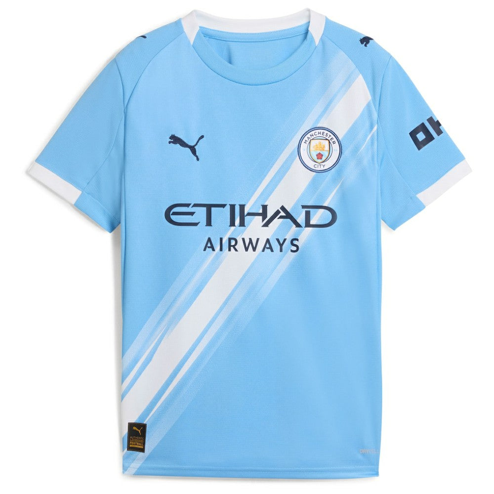 Manchester City Youth 2025/26 Home Replica Jersey - Sky Blue | Puma shop